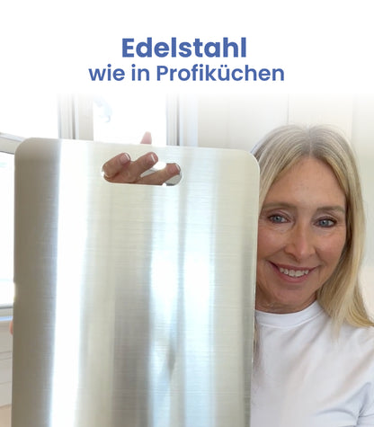 ChefSteel | Edelstahl-Schneidebrett