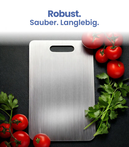ChefSteel | Edelstahl-Schneidebrett