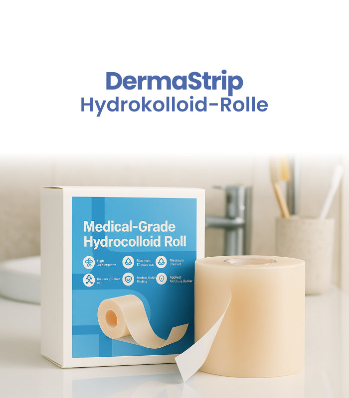 DermaStrip | Hydrokolloid-Rolle gegen Akne & Narben