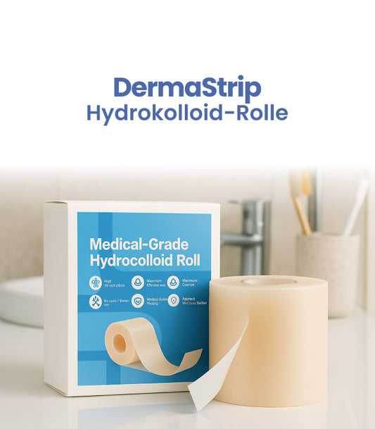 DermaStrip | Hydrokolloid-Rolle gegen Akne & Narben