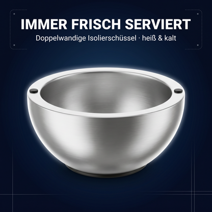 FrostBowl Edelstahl-Servierschüssel