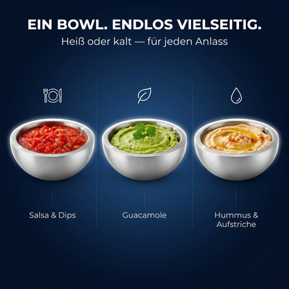 FrostBowl Edelstahl-Servierschüssel