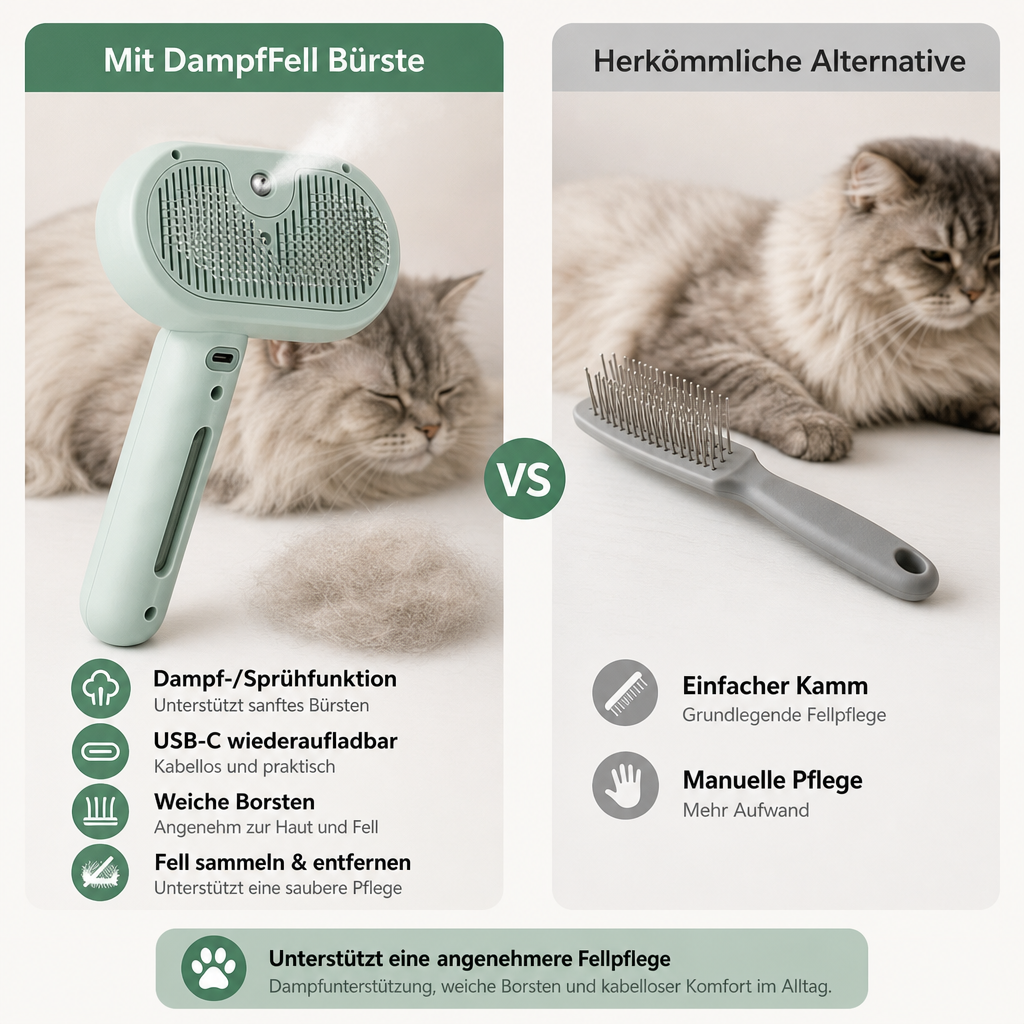 DampfFell Bürste