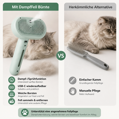 DampfFell Bürste